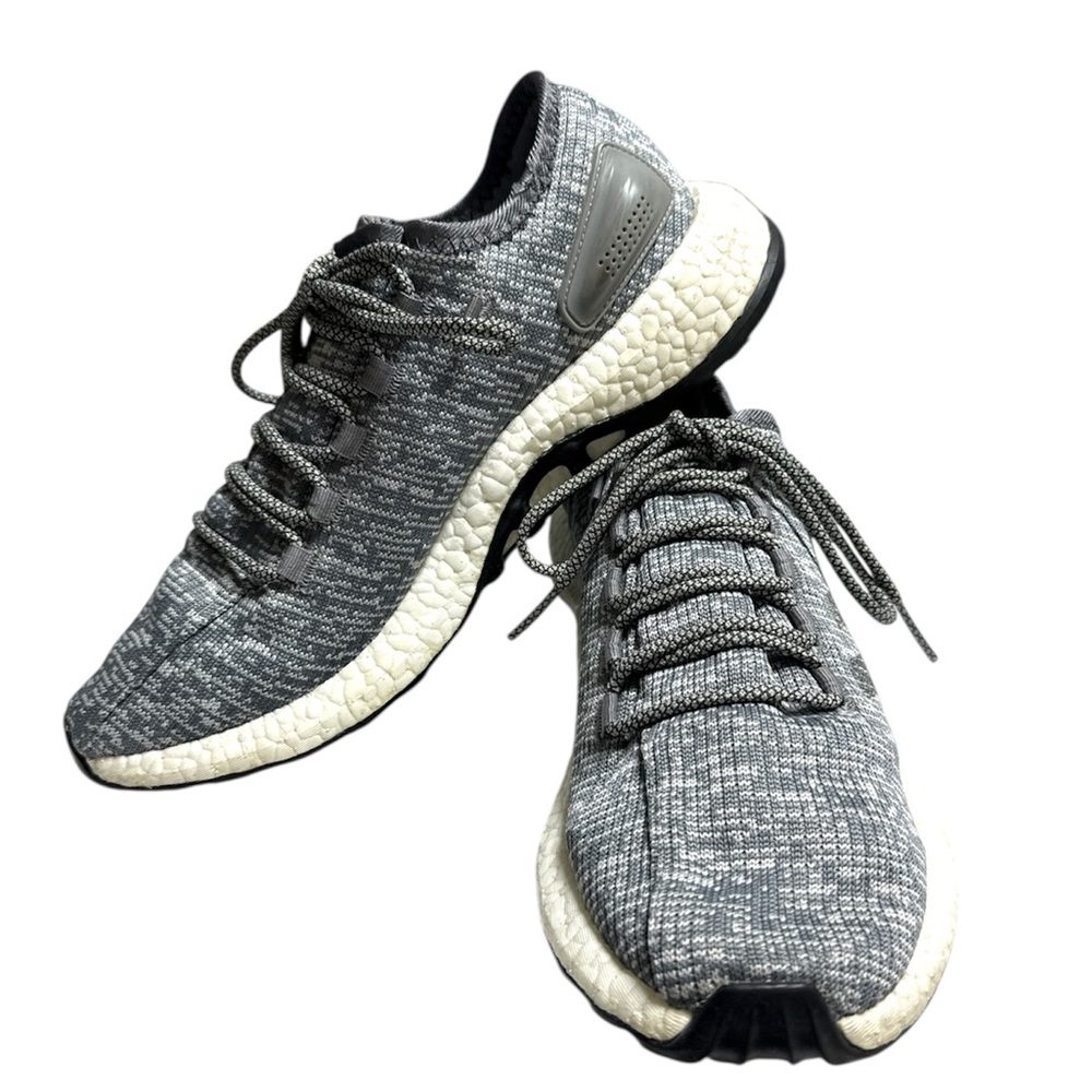 Adidas Men’s PureBoost Limited Triple Gray Running Shoes